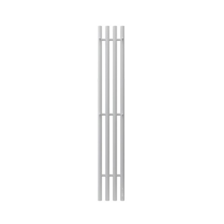 Terminus quatro electric heated towel rail, 1200x218 mm, white matte-1