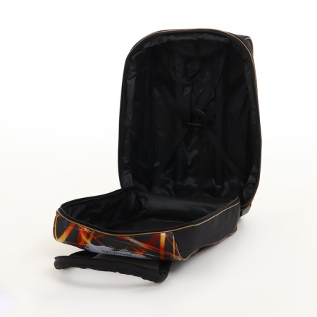 Small Small suitcase 20 "with a bag, a lightning department, with an extension, the color is black-8