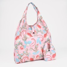 Permanent bag on the button, pink color