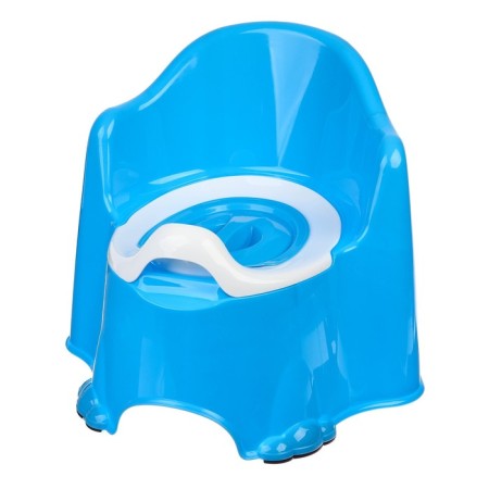 Pot children's anti -slip "comfort" with a lid, a removable bowl, blue color-9