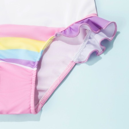 Children's swimsuit KAFTAN "Unicorn", height 98-104 (30), pink-8