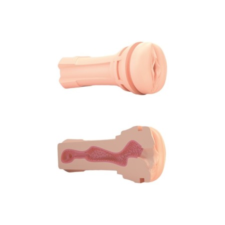 Masturbator Mystim OH PUSH ME Vagina, TPE, bodily, 21.5 cm-6