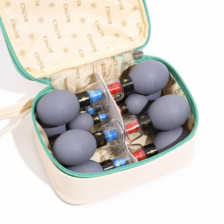 Magnetic banks of acupuncture, for vacuum massage, set of 12 pcs.-2
