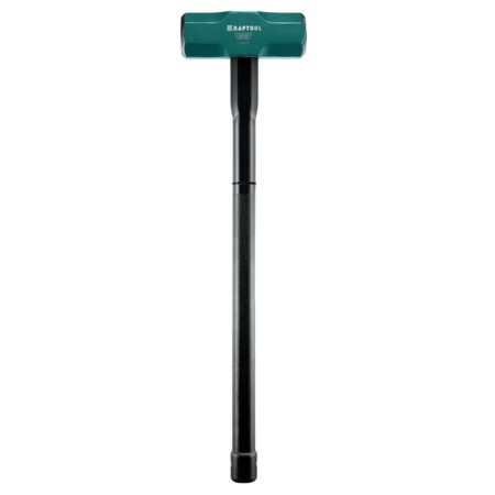 Sledgehammer Kraftool 2009-8, professional., An elongated steel rubberized handle, 8 kg-1