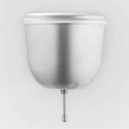 Mettle washcloth aluminum matte, 2.5 liters