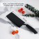 Kitchen hatchet "Super-Back", blade 17.5 × 7 cm, black color