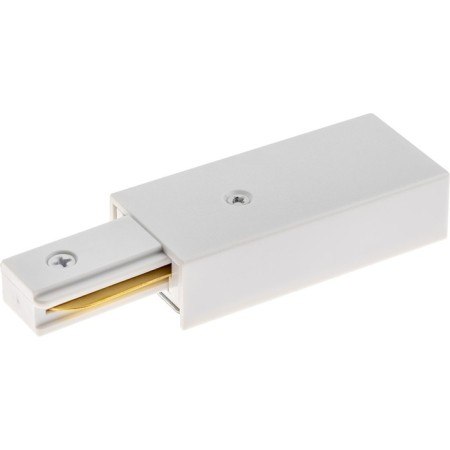 Power connector for the busbar, straight, artline, plastic/copper, white, 59755 5, ritter-1