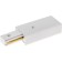 Power connector for the busbar, straight, artline, plastic/copper, white, 59755 5, ritter