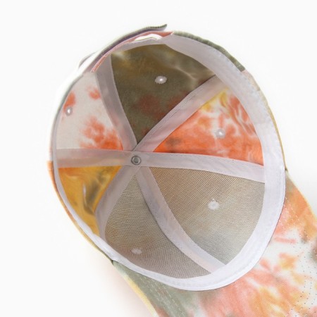Women's cap Minaku "Tie-Dye", Orange color, rr 54-56-3