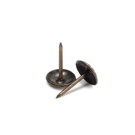 Decorative nails, 11x16 mm, textured, bronze color, in packaging 50 pcs-9
