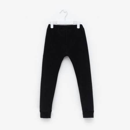 Thermal underwear for a boy (pants), black color, height 152 cm-5