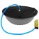 Half -sphere bosu gymnastic, massage, with a pump, 46x20 cm, color gray color