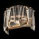Bra Maytoni Mod043WL-01G, 1CHE14, 60W, 25.6x15.3x16 cm, color gold