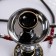 Hookah assembly for smoking the Koeri set, 33 cm, 2 tubes, black