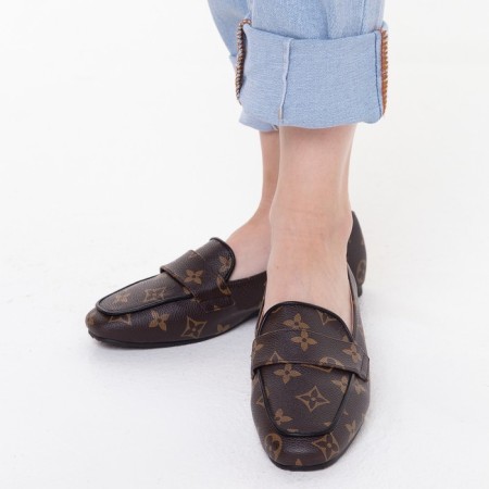 Mokasins are children, the color is brown mix, size 36 (fact size 34)-3