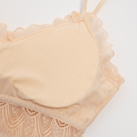 Female set (top, panties) Milk color, size 42-44-6