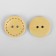A set of wooden buttons "Circle", 2 punctures, d = 25 mm, 10 pcs, the color is light-beam