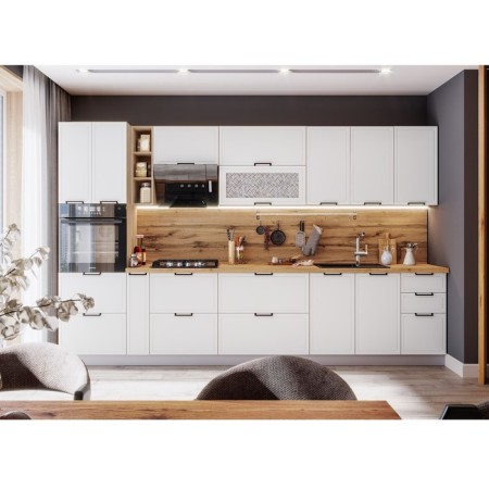 Cabinet hinged quad 600x310x360, oak sonoma/nubuk Milk-4