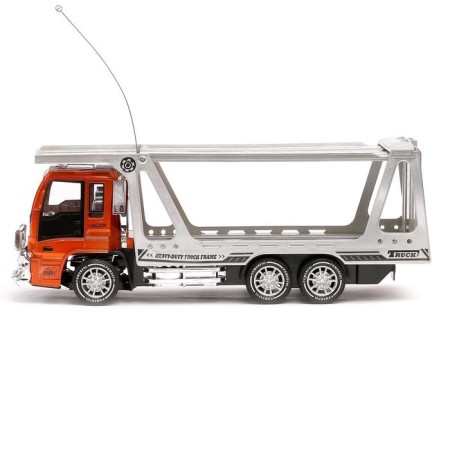 Avtobos Radio -controlled truck, with 2 machines, operates on the battery, light, mix-1
