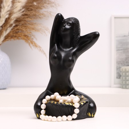 Claus stand "Egyptian" black, 14x14x24cm