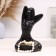 Claus stand "Egyptian" black, 14x14x24cm