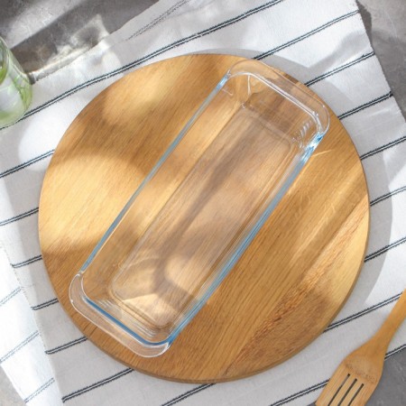 A tray for baking and baking of Borcam heat -resistant glass, 1.5 liters-1