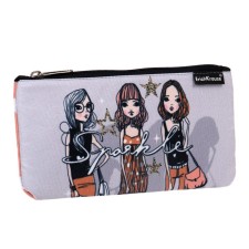 Soft pencil case, 1 department, 114 x 207 mm, flat, Erich Krause, Top Models, 57489