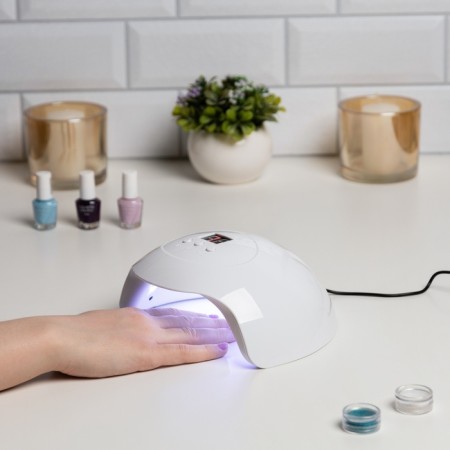 Luazon Luf-06, UV/LED, 36 W, 15 diodes, Timer 30/60/90 C, USB, White-1