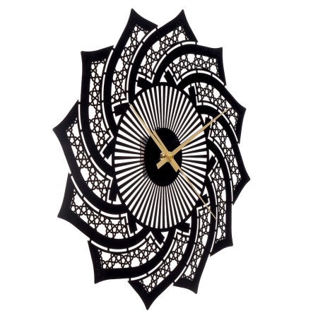Watch wall interior "whirlwind", smooth move, D-40 cm-1