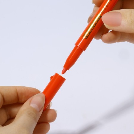 Nail design marker, acrylic, 13.5 cm, red color-10