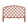 Decorative fence, 35 × 220 cm, 5 sections, plastic, terracotta, Romanika, Greengo