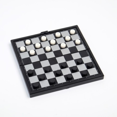 Checkers "Game began", magnetic, 13 x 13 cm