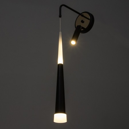 Bra "CLUO" LED 8+5W 3000-6000K black 15x15x30cm-2