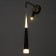 Bra "CLUO" LED 8+5W 3000-6000K black 15x15x30cm