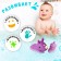A set of swimming toys with a bath "Building Beast", 12 items, mix