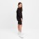 Longsliv children's minku color black, height 152 cm