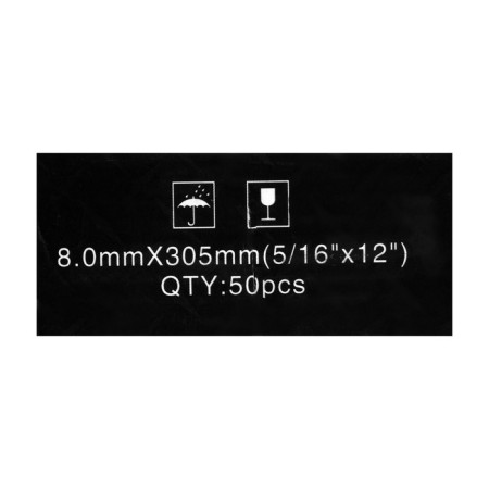 Weldeship coal electrode, d = 8 mm, 305 mm, 50 pcs.-3