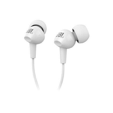 Headphones JBL C100SI, vacuum, microphone, wired, 1.2m, white-2