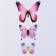 Set for decorating "Butterflies", 12 pcs., Pink color