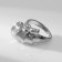 Ring Metal "shell" shell, color silver, size 18