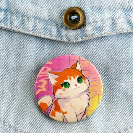 Sunset icon "Red Kitten", D = 38mm-4