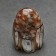 Souvenir "Owl", Selenite, 3.5x3x8 cm