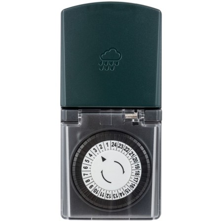 The timer is mechanical, daily, moisture -proof with a lid, 16a/3680W, 25804 9, Duwi