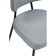 Stol on the metal frame VAKAO Metal/fabric, black/gray 46x50x83 cm