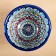Rishtan ceramics "Patterns", 18 cm, large, blue
