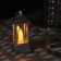 LED figure “Silver Lantern with a candle” 5.5 × 13 × 5.5 cm, plastic, batteries AG13x3, glow warm white