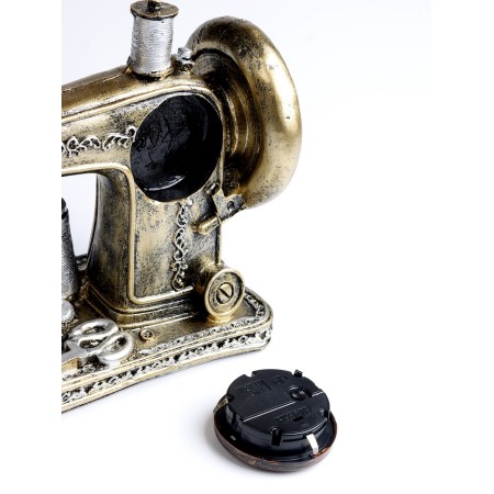 Table interior clock, “sewing machine”, on batteries, 23.5 × 10.5 × 20 cm, d-5.5 cm-3