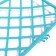 Decorative fence, 35 × 220 cm, 5 sections, plastic, turquoise, Romanika, Greengo