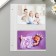 Sheet for photo album in 4 photos 10x15 cm