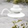 Retro candlestick metal per 1 candle, 10x4 cm, white